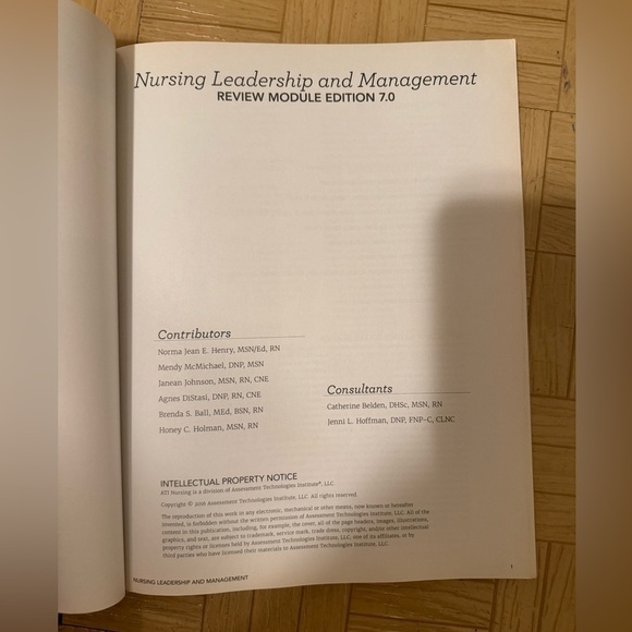 ATI Nursing leadership and management 7.0 edition - Picture 3 of 3